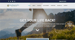 Desktop Screenshot of peacechiro.com