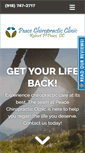 Mobile Screenshot of peacechiro.com